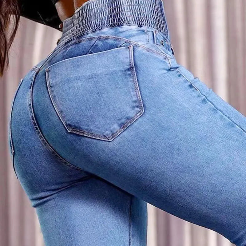 Calça Jeans Flare Modeladora de Cintura Alta