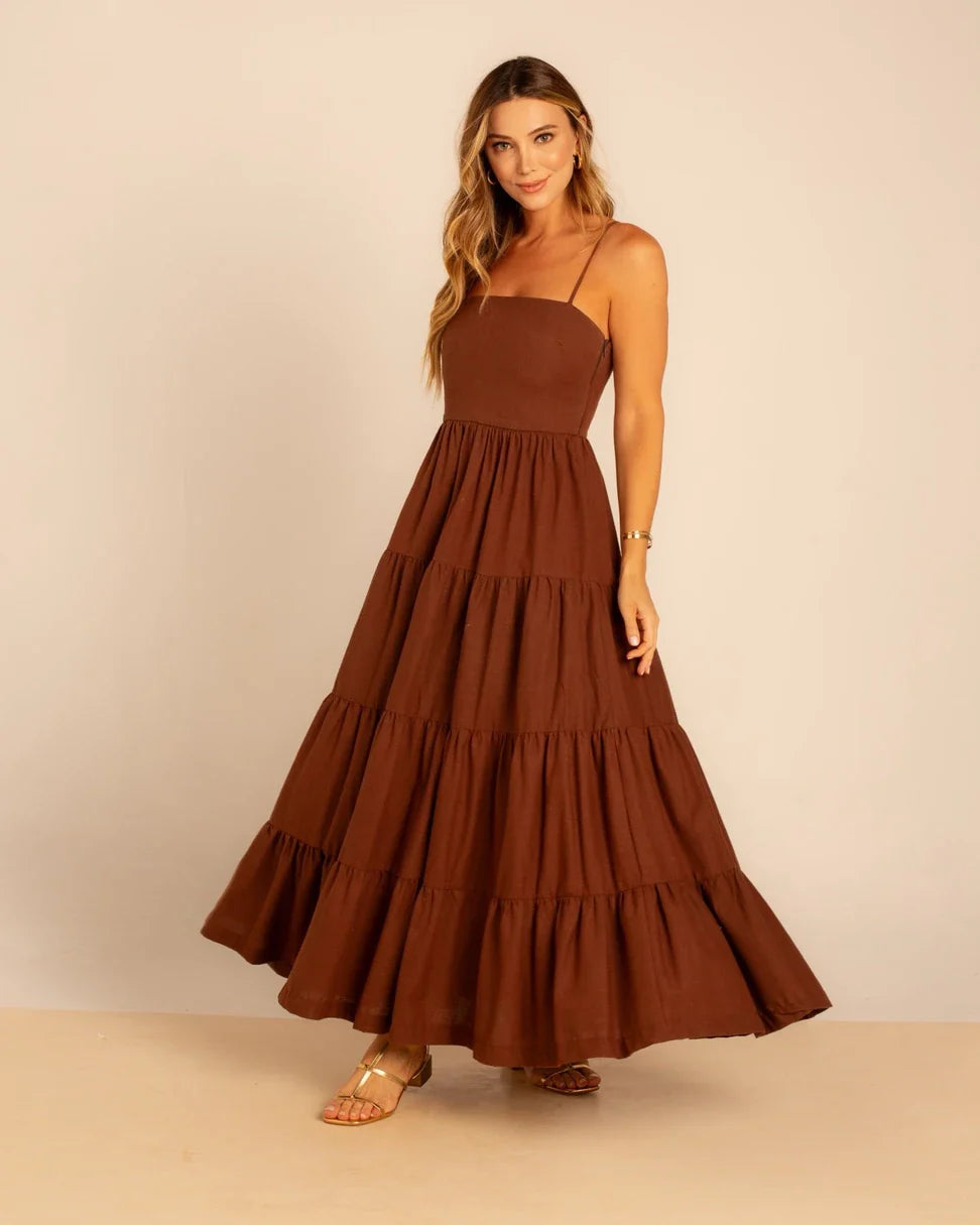 Vestido Longo Madison + Brinde Exclusivo