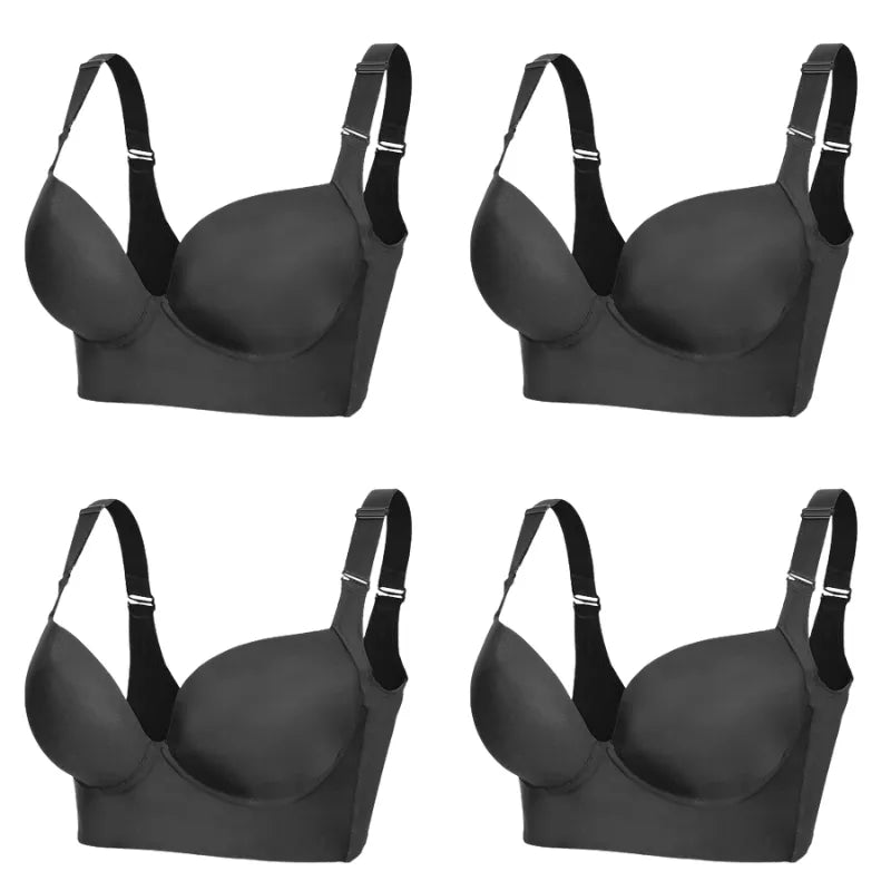 Kit 4 Sutiãs Becca Push-Up Modelador - PROMOÇÃO POR TEMPO LIMITADO 🔥
