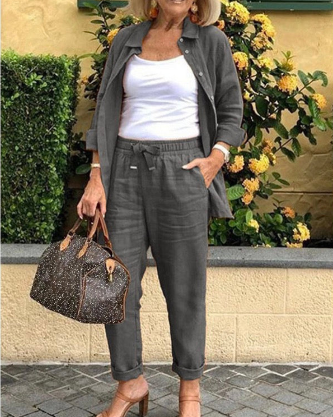 Conjunto com Botão Isabele