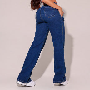 Calça Jeans Modeladora Wide Leg [Pague 1 Leve 2]