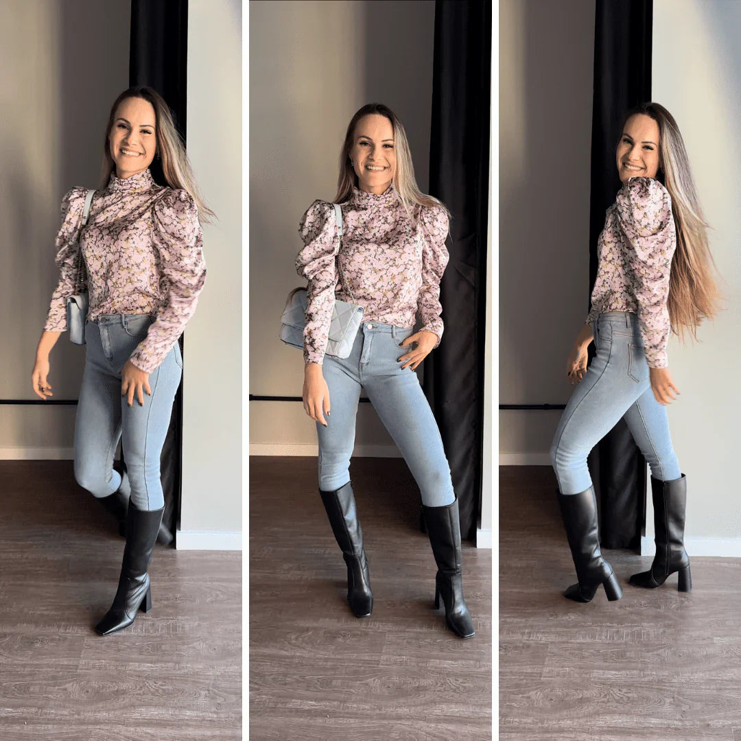 Calça Jeans Peluciada - [Compre 1 Leve 2] + Meia Térmica Grátis!