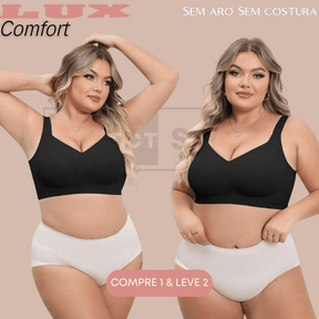Sutiã Modelador Lux Comfort Sem Costura - Sustentação e Conforto [COMPRE 1 LEVE 2]
