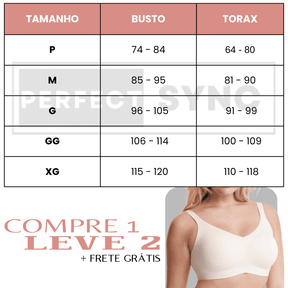 Sutiã Modelador Lux Comfort Sem Costura - Sustentação e Conforto [COMPRE 1 LEVE 2]