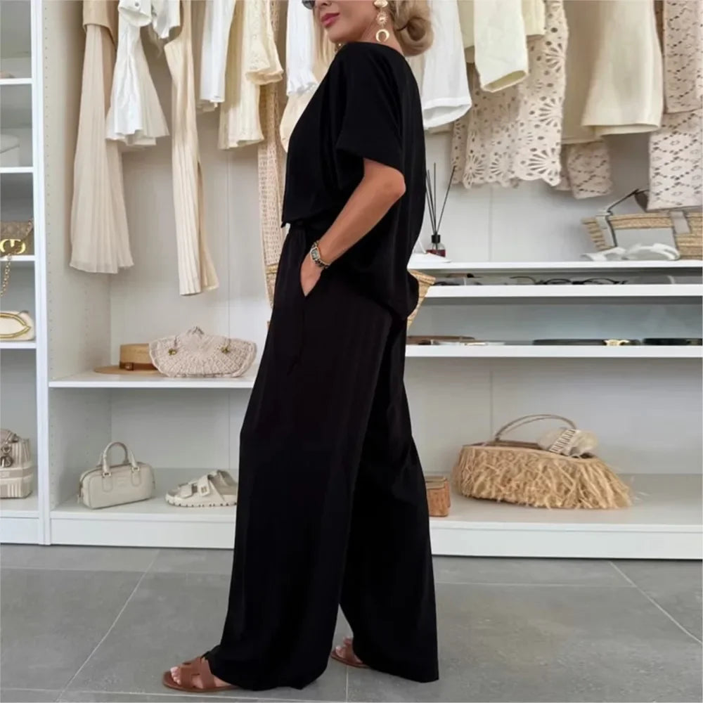 Conjunto Duna™ em Malha Modal Premium om Caimento Solto / Minimalismo Versátil para Todas as Ocasiões!