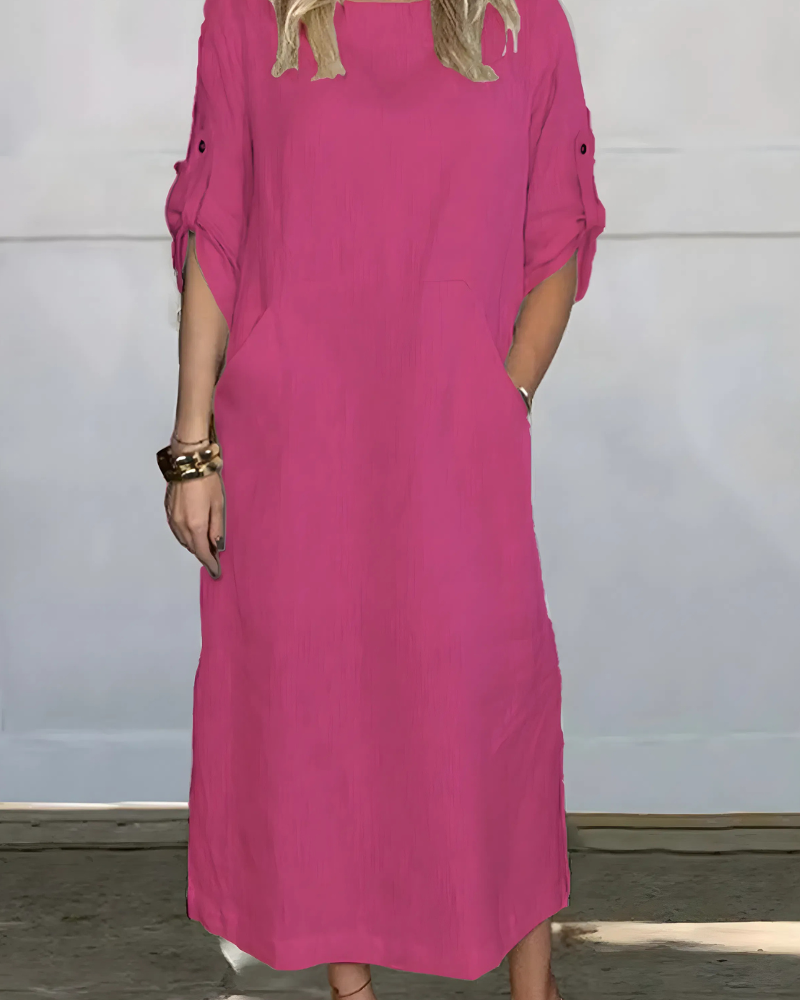 Vestido Casual Susan | Linho Puro - (Soltinho)